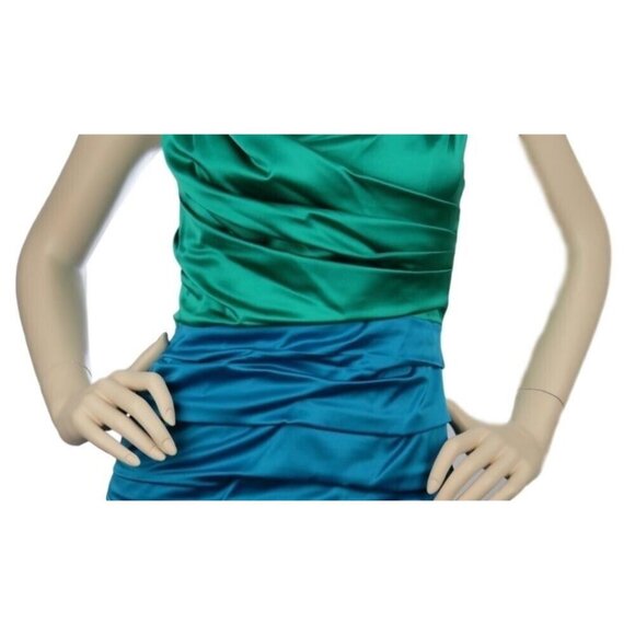 Womens Dress Size 4 Rouched Sleeveless V Neck Express - Picture 3 of 11